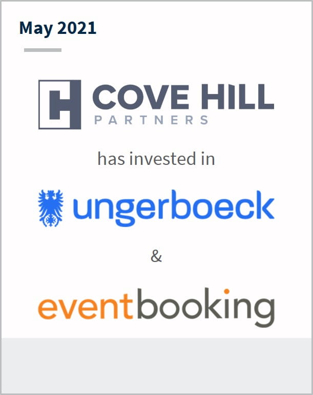 May 2021 Cove Hill Partners has invested in Ungerboeck & Eventbooking